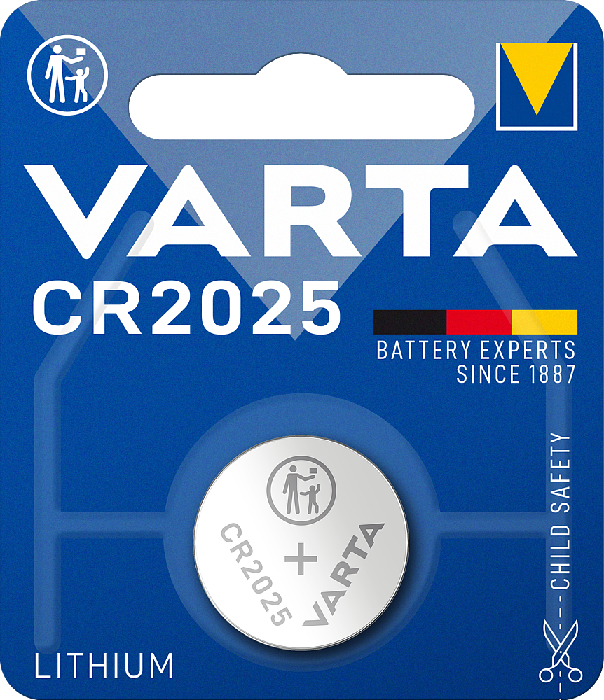 LITHIUM CR2025 BLI 1